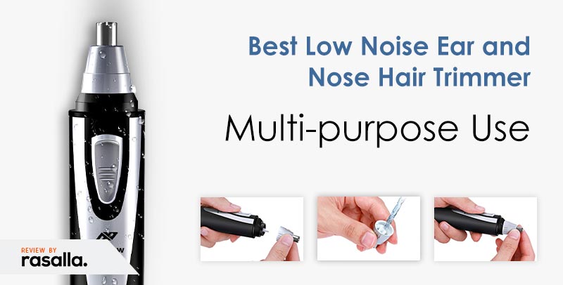 FlePow Best Low Noise Ear and Nose Hair Trimmer