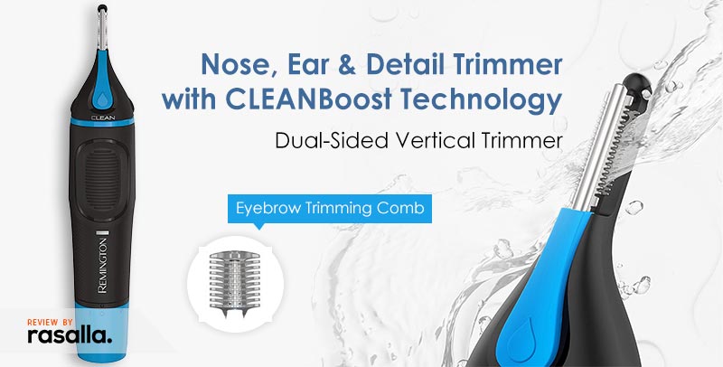 Remington Nose Ear Trimmer with CleanBoost Technology