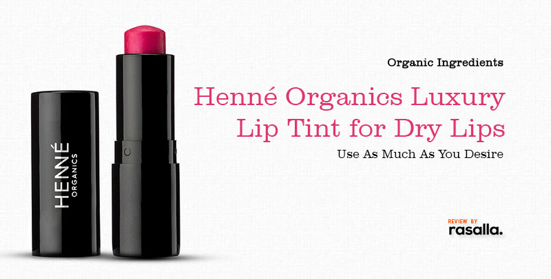 Henne Organics Luxury Lip Tint for Dry Sensitive Lips