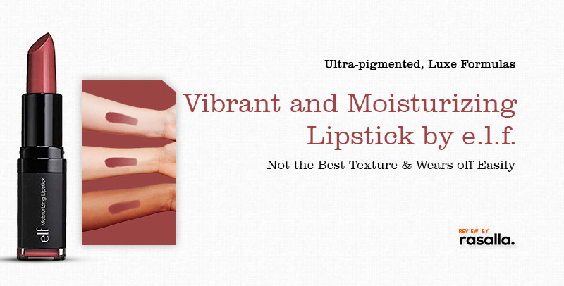 Vibrant and Moisturizing Lipstick for sensitive dry lips by e.l.f.