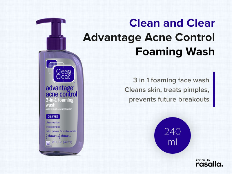 Clean and Clear Foaming Facial Cleanser - Best Face Wash for Acne Review Rasalla
