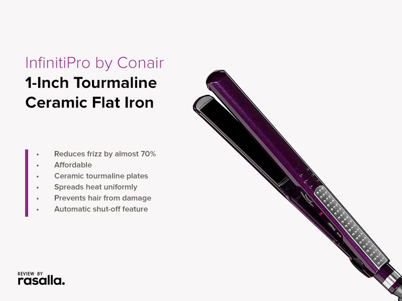 Infiniti Pro Flat Iron by Conair - Tourmaline Ceramic Plates Flat Iron