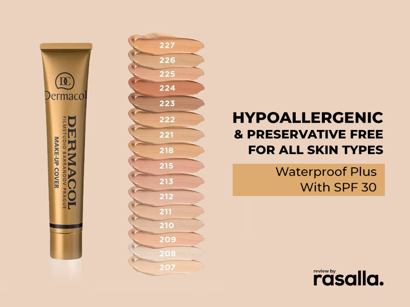 Dermacol Make-up Cover Foundation - Best Hypoallergenic Foundation Review Rasalla