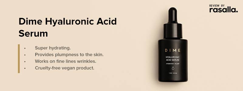 Dime Hyaluronic Acid Serum Review - Boost Bounce And Lock In Moisture 