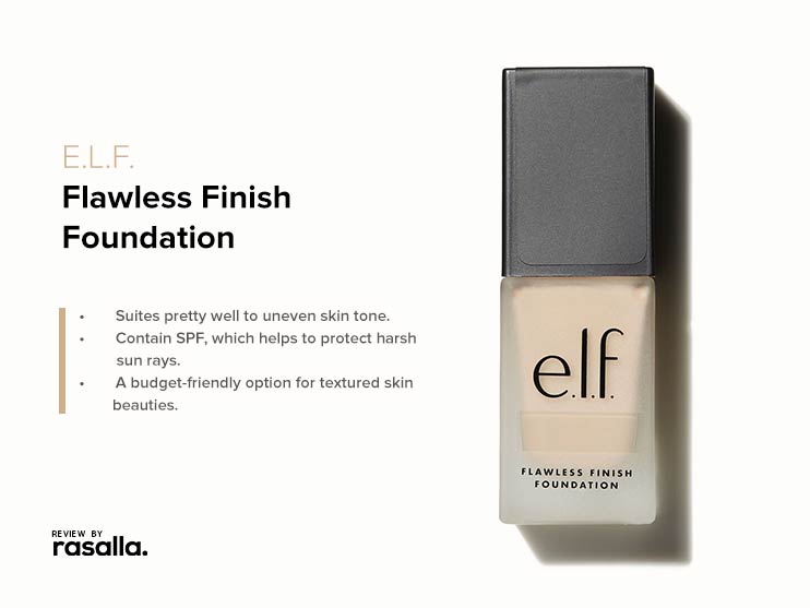E.L.F. Flawless Finish Foundation Review - Semi-Matte Finish, Best Budget Buy