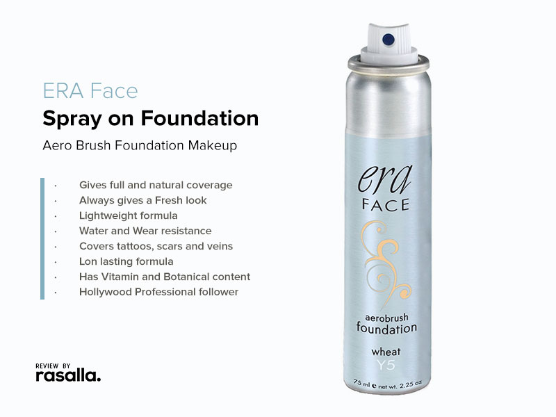 ERA Face Spray on Foundation - Aero Brush Foundation Makeup