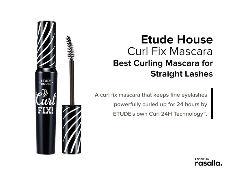 Etude House Curl Fix Best Curling Mascara for Straight Lashes