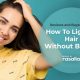 How To Lighten Hair Without Bleach