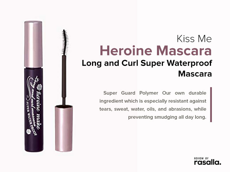 Kiss Me Heroine Mascara Review - Long and Curl Super Waterproof Mascara