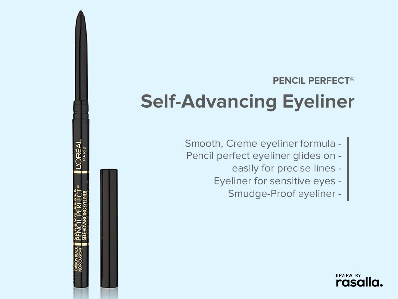 LOreal Pencil Perfect eyeliner - Self-Advancing Smudge Proof Eyeliner Review 2021