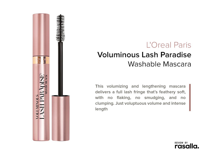 Loreal Voluminous Mascara Waterproof Review - Lash Paradise Washable Mascara Review Rasalla