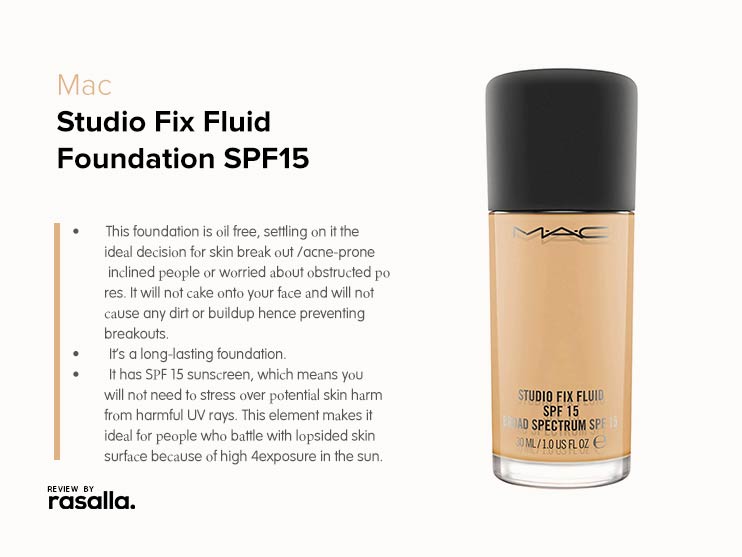 Mac Studio Fix Fluid Foundation SPF15 Review - Perfect For Oily Textured Skin