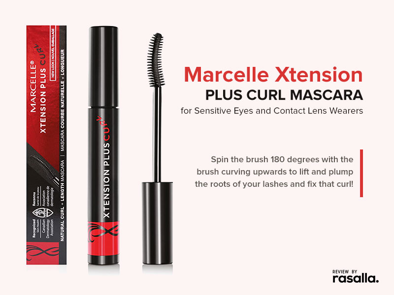 Marcelle Xtension Plus Curl Mascara for Sensitive Eyes and Contact Lens Wearers