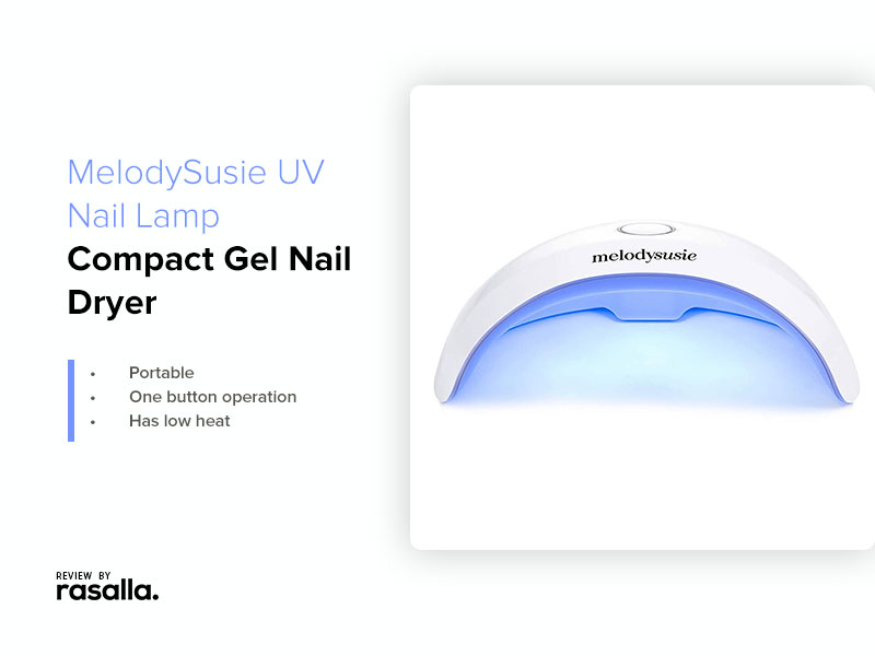 MelodySusie Portable UV Nail Lamp - Compact Gel Nail Dryer