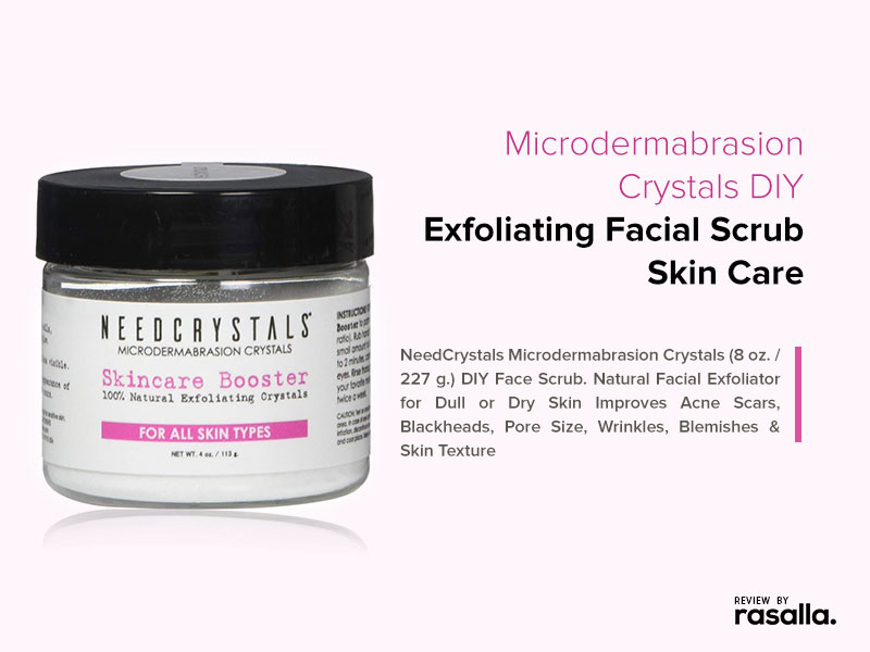 NeedCrystals Microdermabrasion Crystals Scrub - Best Exfoliator For Acne