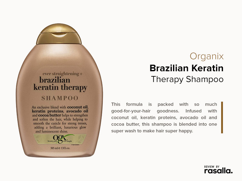 OGX Brazilian Keratin Anti Sulfate Straightening Shampoo