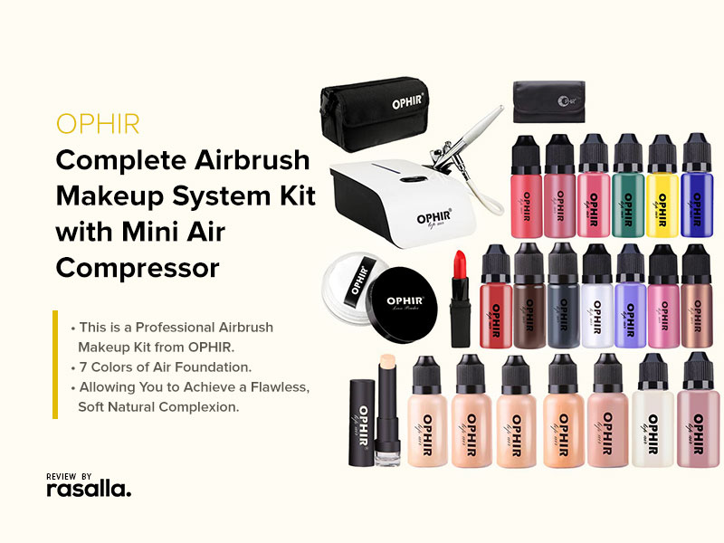 OPHIR 0.3mm Professional Airbrush Makeup System Kit with Mini Air Compressor Review