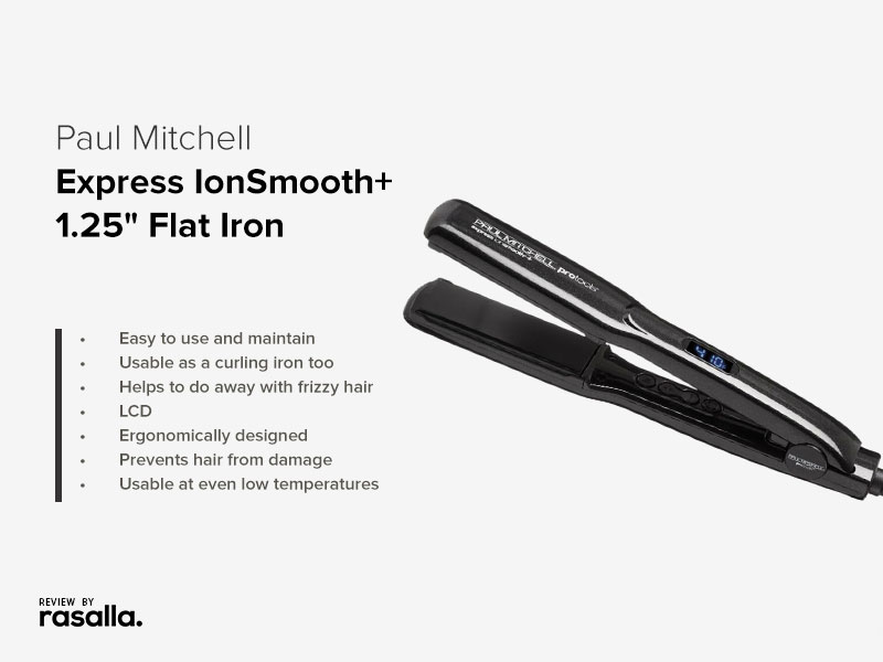 Paul Mitchell Flat Iron - Express Ion Smooth+ Hair Straightener at Lowest Possible Heat