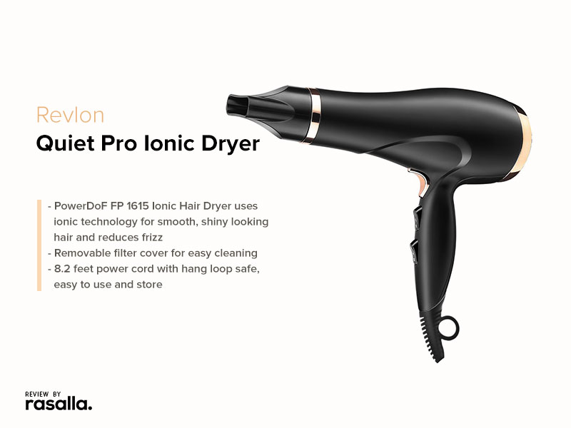 Revlon RVDR5045 Quiet Pro Ionic Dryer Quiet Hair Dryer
