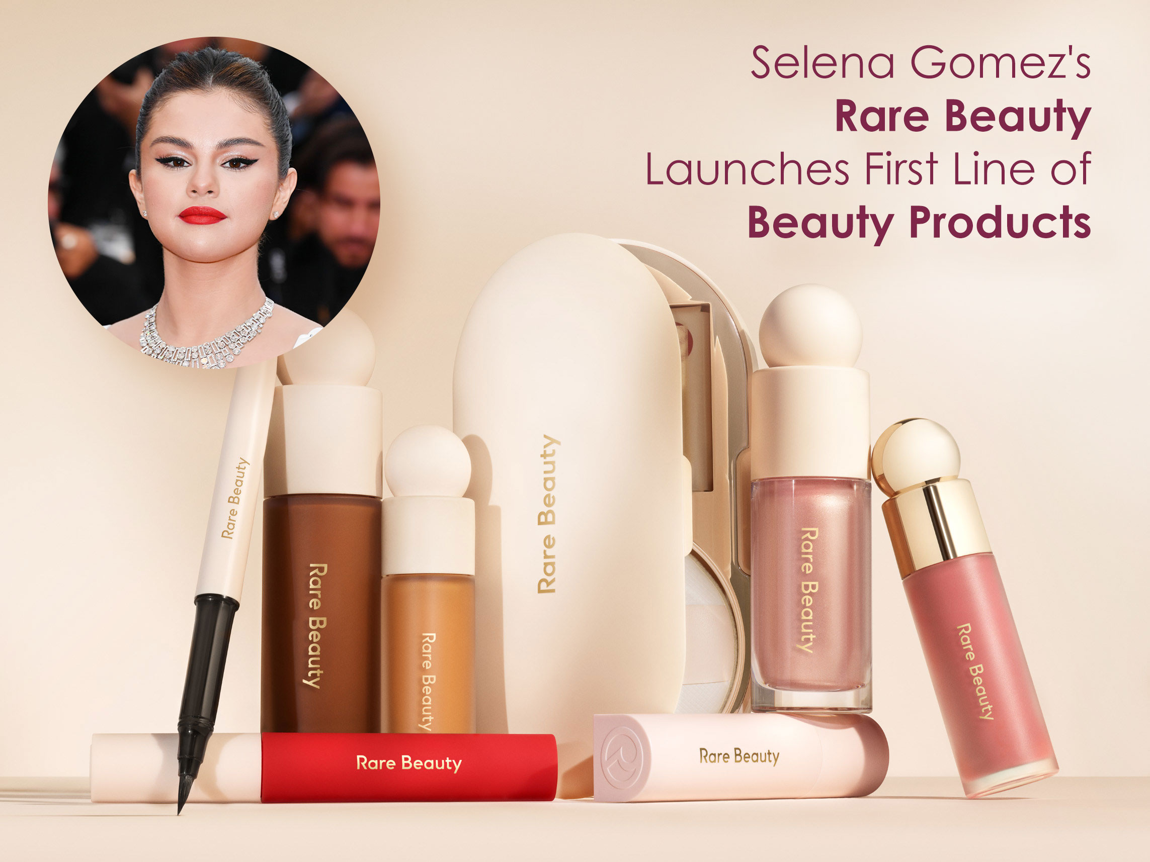 Selena Gomez's 'Rare Beauty' Make-Up Line - Selena approved makeup kit