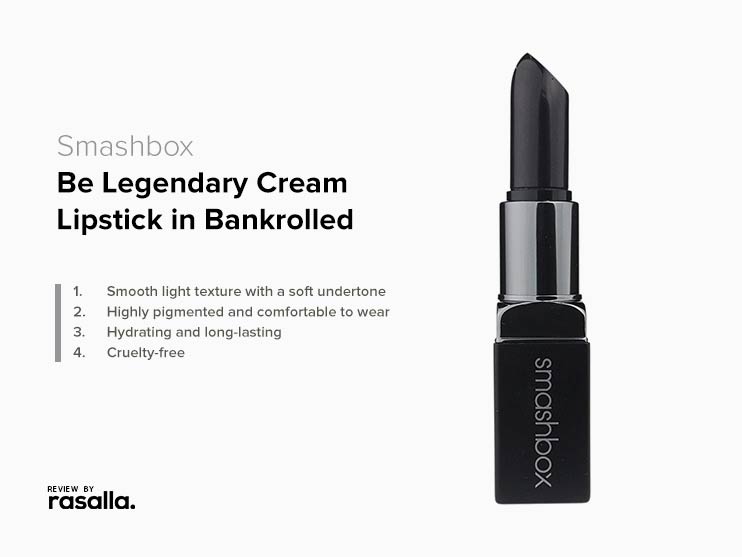 Smashbox Be Legendary Cream Lipstick in Bankrolled- Best Beginner-friendly Shade