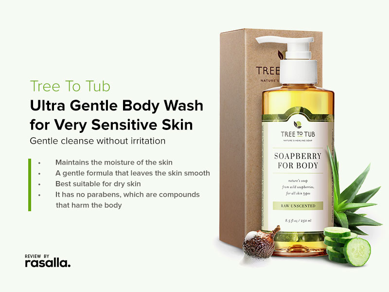 Tree To Tub pH balanced Body Wash With Wild Soapberries & Organic Aloe Vera