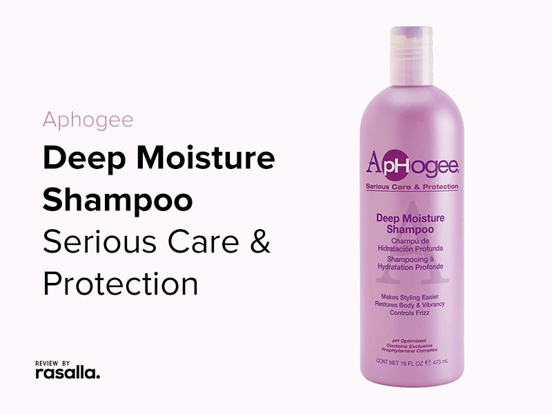 Aphogee Deep Moisture Shampoo to Retain Moisture as well as Protein