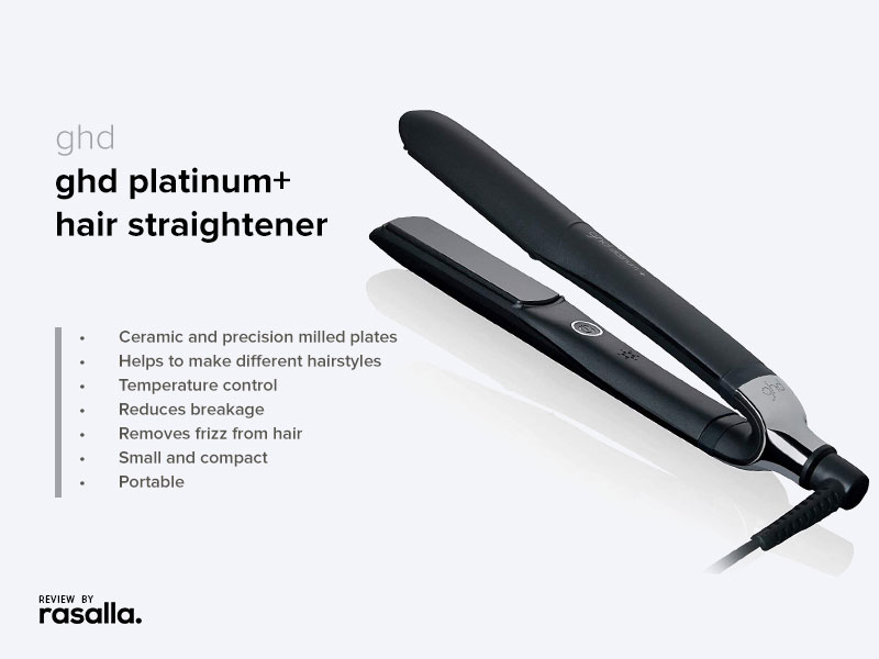 ghd Platinum+ Professional Hair Straightener - World’s First Small Flat Iron